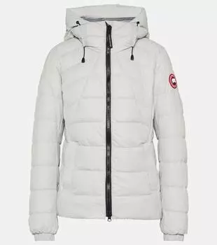 Пуховик abbott Canada Goose, серебро