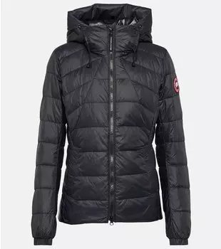 Пуховик Abbott с капюшоном CANADA GOOSE, черный