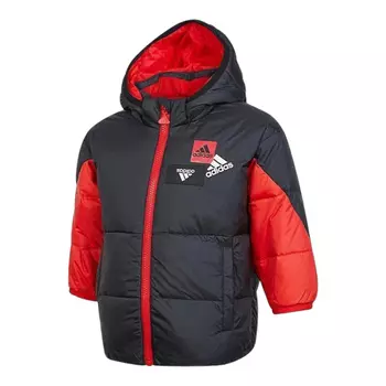 Пуховик Adidas Kids In J Cb, черный/красный