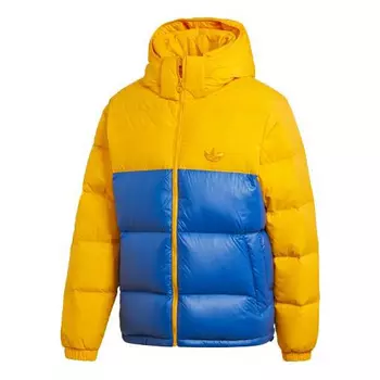 Пуховик Adidas originals Down Regen, Желтый/Синий