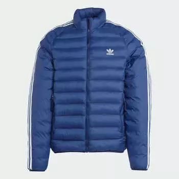 Пуховик Adidas Originals Padded Stand-Up, темно-синий/белый