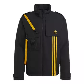 Пуховик Adidas originals Utility Dwn Jkt Windproof Stand Collar Sports Black, Черный