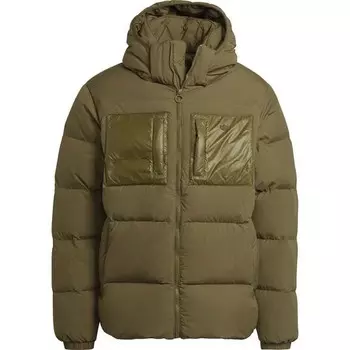 Пуховик adidas Originals, зеленый