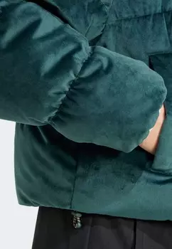 Пуховик adidas Originals, зеленый
