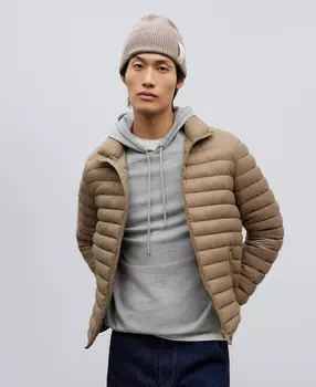 Пуховик Adolfo Dominguez, серый