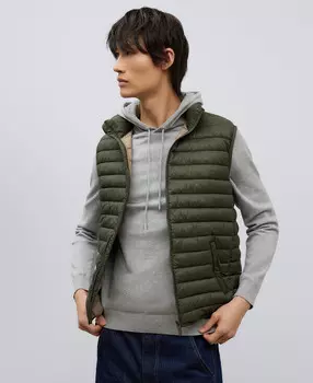 Пуховик Adolfo Dominguez, зеленый