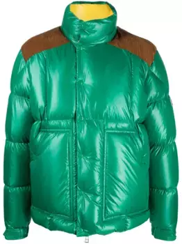 Пуховик Ain со вставками MONCLER, зеленый