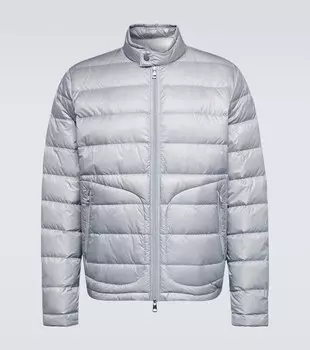Пуховик акор Moncler, серый
