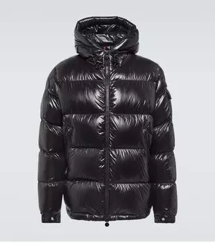 Пуховик "экринс" Moncler, черный