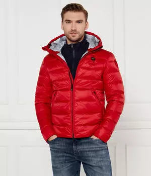 Пуховик актон Regular fit Blauer, красный