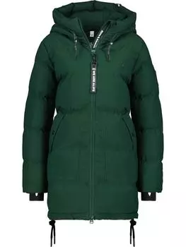 Пуховик alife and kickin, цвет dark forest