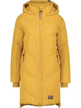 Пуховик alife and kickin LunaAK A, цвет yellow mustard