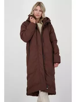 Пуховик alife and kickin Wintermantel Juna, темно-коричневый
