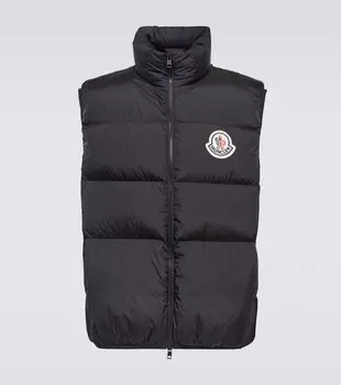 Пуховик алмаз Moncler, серый