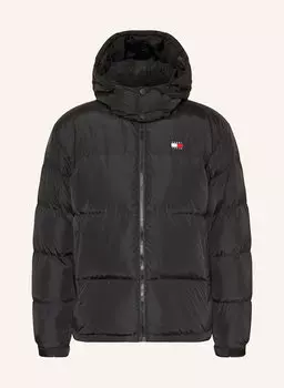Пуховик Аляска со съемным капюшоном Tommy Jeans, черный