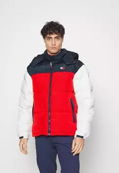 Пуховик АЛЯСКА Tommy Jeans, темно-синий/мульти