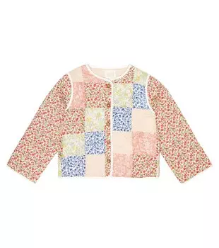 Пуховик Amalina с цветочным принтом Louise Misha, разноцветный