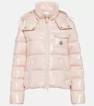 Пуховик андро Moncler, розовый