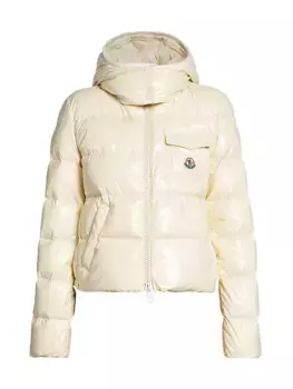 Пуховик Андро Moncler, желтый