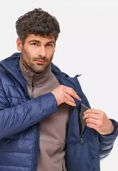 Пуховик Andy Jeff Green, синий