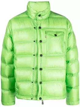 Пуховик Anras Moncler Grenoble, зеленый