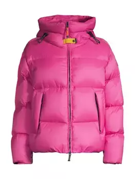Пуховик Anya с капюшоном Parajumpers, фуксия