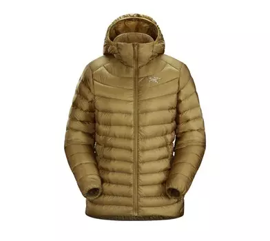 Пуховик Arcteryx Cerium с капюшоном, золотой