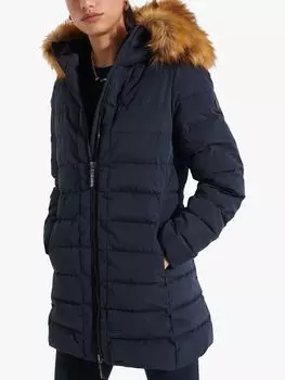 Пуховик Arctic Tall Superdry, темно-синий