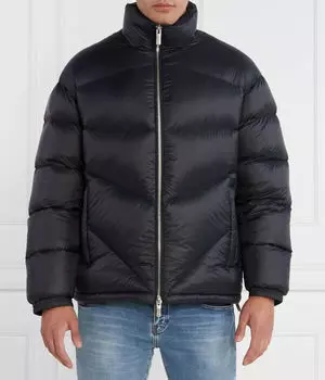 Пуховик Armani Exchange на молнии, синий