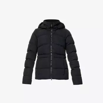 Пуховик Aurora с капюшоном Canada Goose, черный