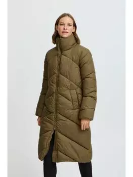 Пуховик b.young Winterjacke BYBOMINA COAT 4 20815102 moderner Steppmantel, зеленый