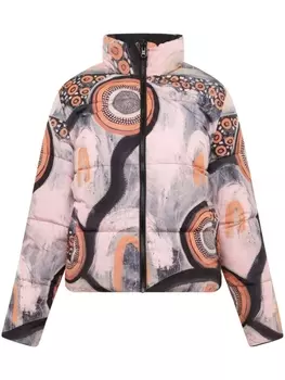 Пуховик Baarlu Unreal Fur, бежевый