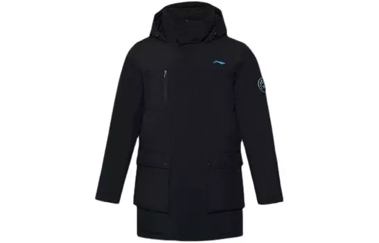 Пуховик Badminton Series для мужчин, черный Lining, черный