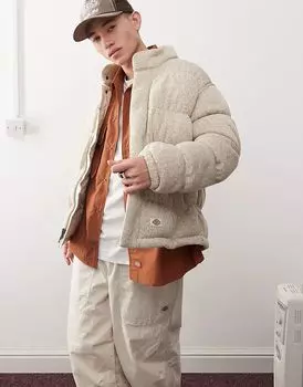 Пуховик Baker в цвете «кремовый» Dickies