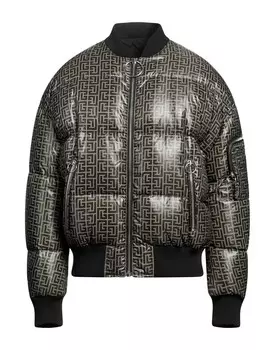 Пуховик Balmain, зеленый