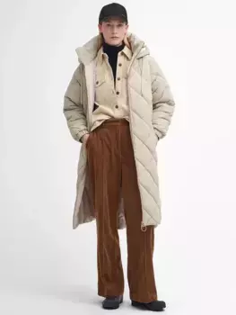 Пуховик Barbour Kirkton, цвет oatmeal