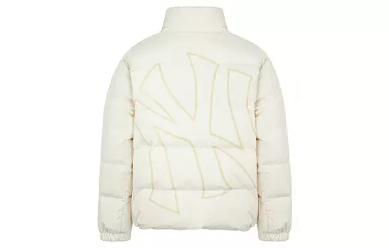 Пуховик Base Logo унисекс молочно-белый Mlb