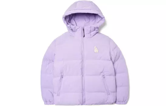 Пуховик Base Logo унисекс светло-фиолетовый Mlb