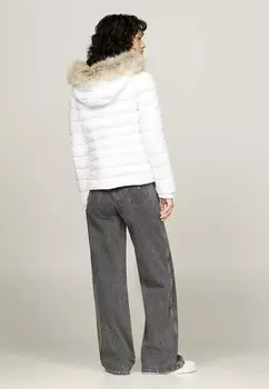Пуховик BASIC HOODED Tommy Jeans, белый