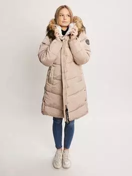 Пуховик Bb, бежевый