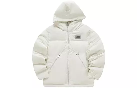 Пуховик Beams X BEAMS женский белый Paulownia Fila Fusion