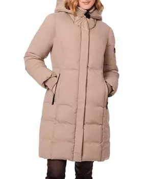 Пуховик Bernardo Fashions Matte/Shine Combo, цвет Mushroom