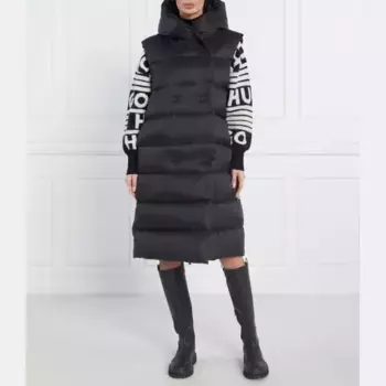 Пуховик без рукавов стандартного кроя John Richmond, черный