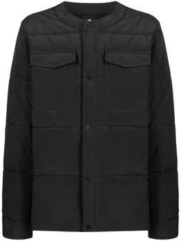 Пуховик без воротника Maharishi, черный