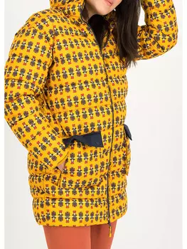 Пуховик Blutsgeschwister, цвет gelb/braun