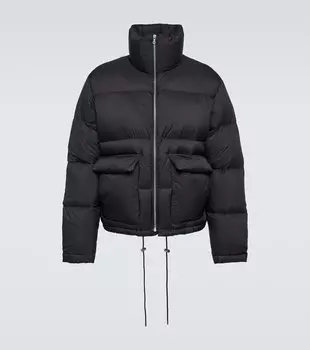 Пуховик-блузон Auralee, черный