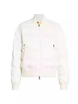 Пуховик-бомбер Argo Moncler, белый