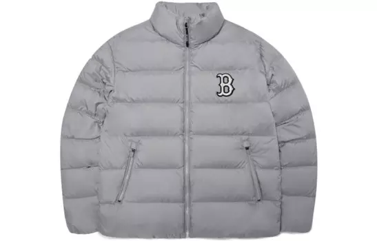 Пуховик Boston Team для мужчин, серебристый Mlb, серебряный