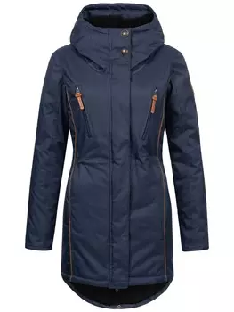 Пуховик Brave Soul Funktionsmantel Vicky, темно-синий