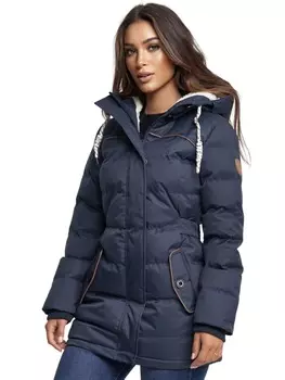 Пуховик Brave Soul Steppmantel Steph, темно-синий